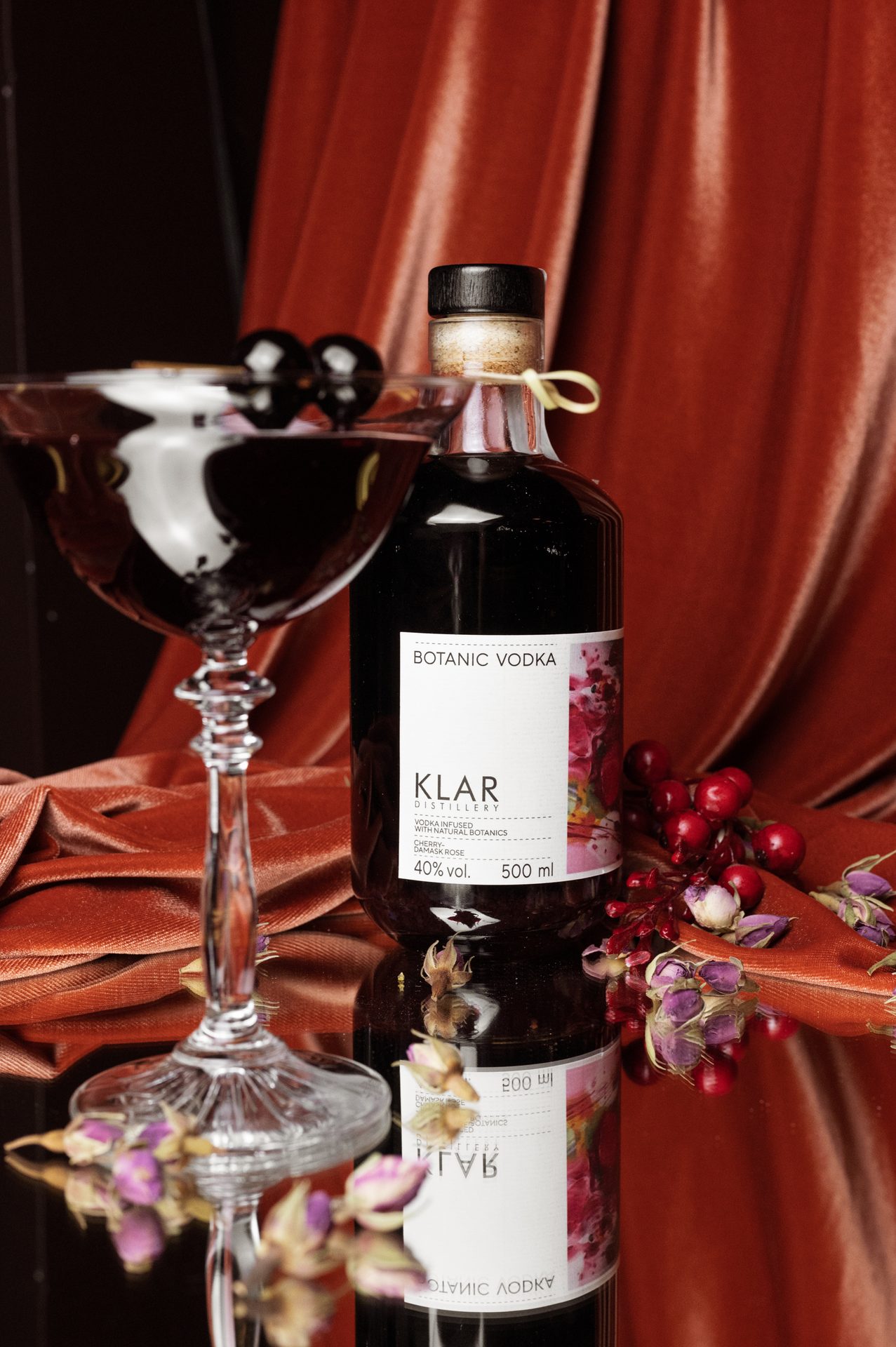 Klar Botanic Vodka bottle